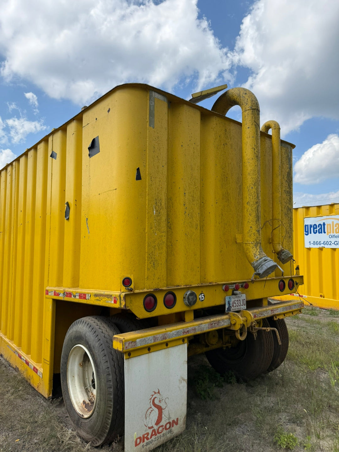Dragon Flat Roof Frac Tank (GP54576)