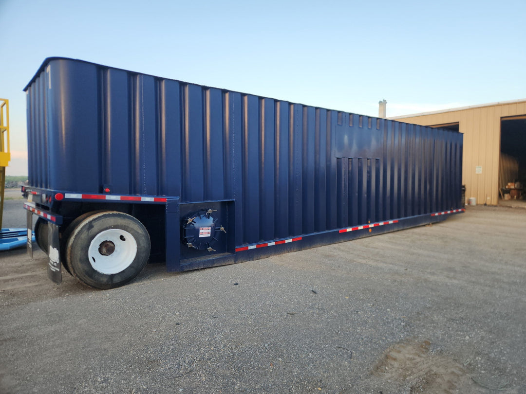 Dragon Flat Roof Fiberglass Lined Frac Tank (313)