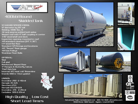 2011-2014 AFC Upright Tanks