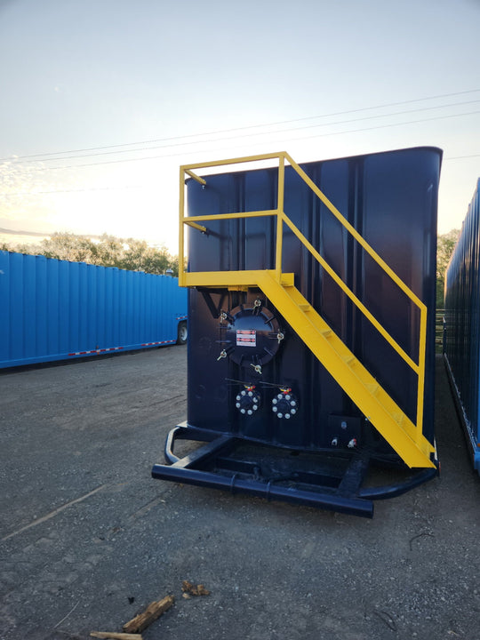 Dragon Flat Roof Fiberglass Lined Frac Tank (313)