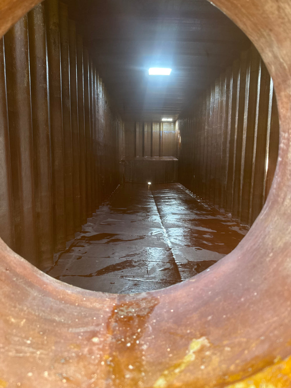 Dragon Flat Roof Fiberglass Lined Frac Tank (GP53400)