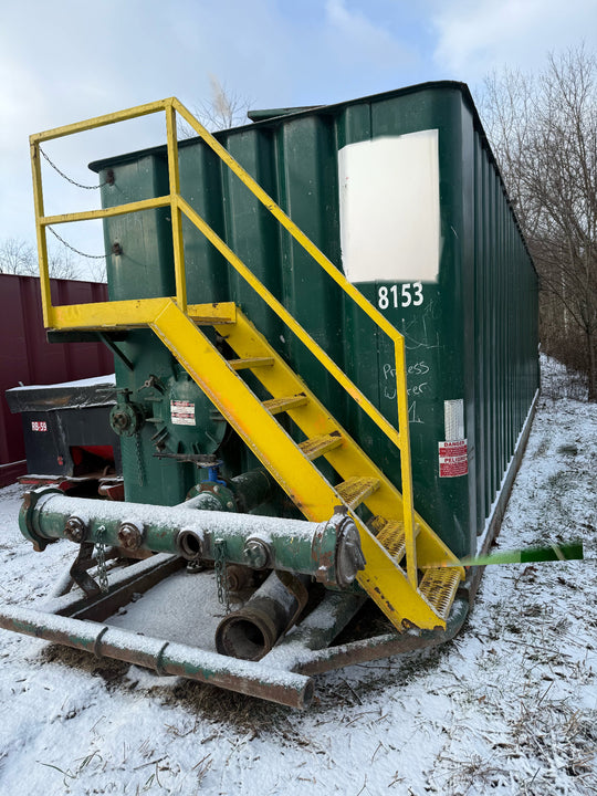 Dragon Flat Roof Frac Tank with External Manifold *GREEN* (21,000 gal.) (8153)