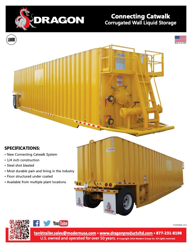 Dragon Flat Roof Frac Tank (GP53626)