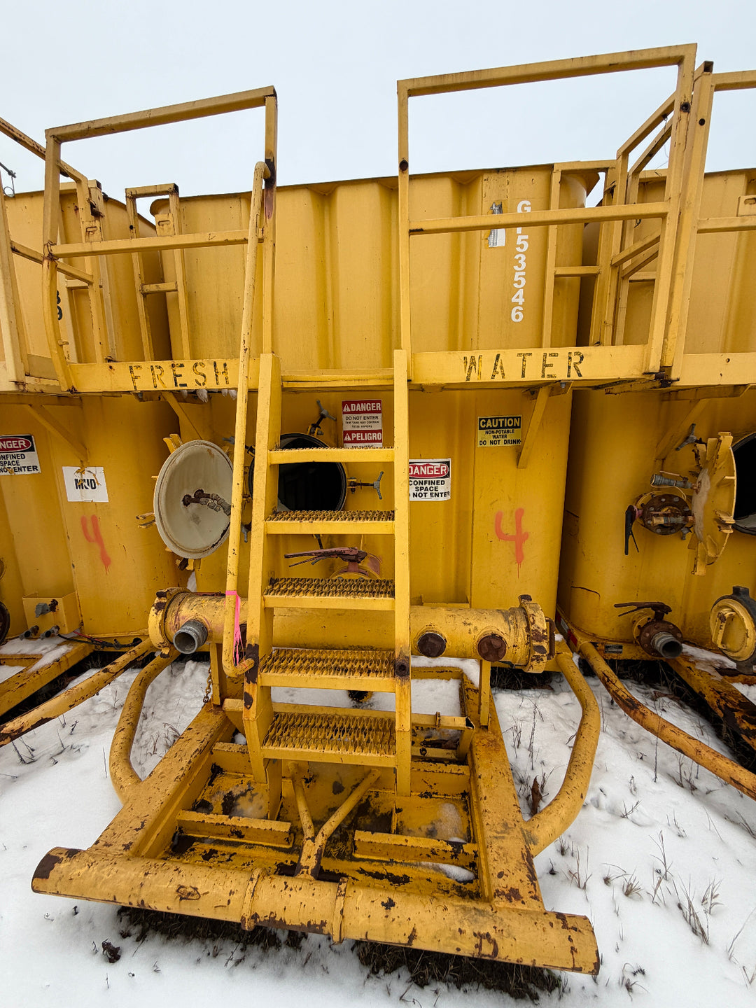 Front of Dragon flat top frac tank #GP53546
