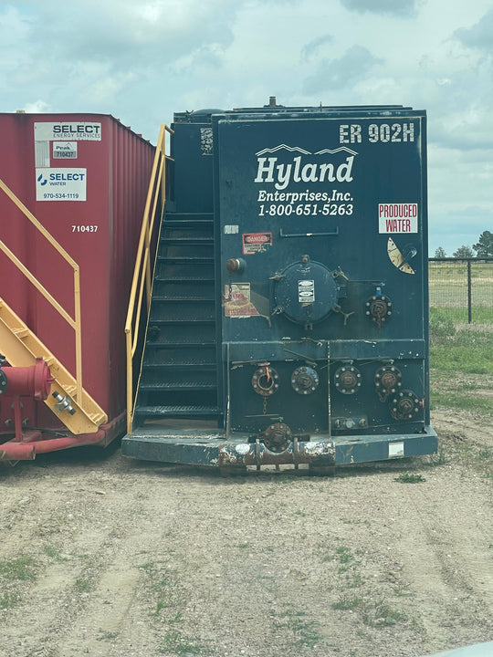 Front of ER Manufacturing side stair frac tank #ER902H