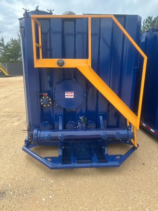 Front of refurbished flat top frac tank #217