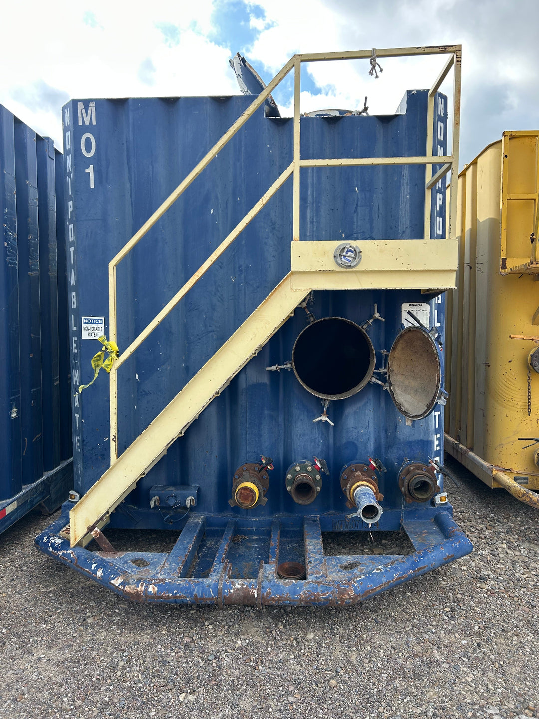 Front of Wichita frac tank #071324 vapor tight