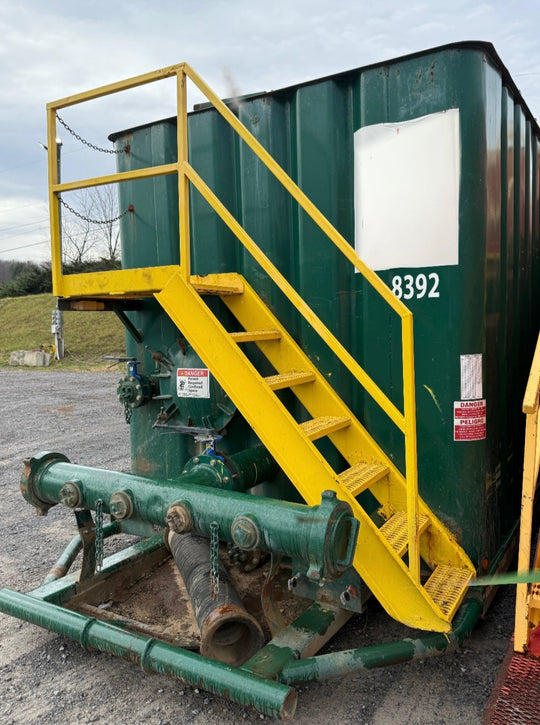 Dragon Flat Roof Frac Tank with External Manifold *GREEN* (21,000 gal.) (8392)