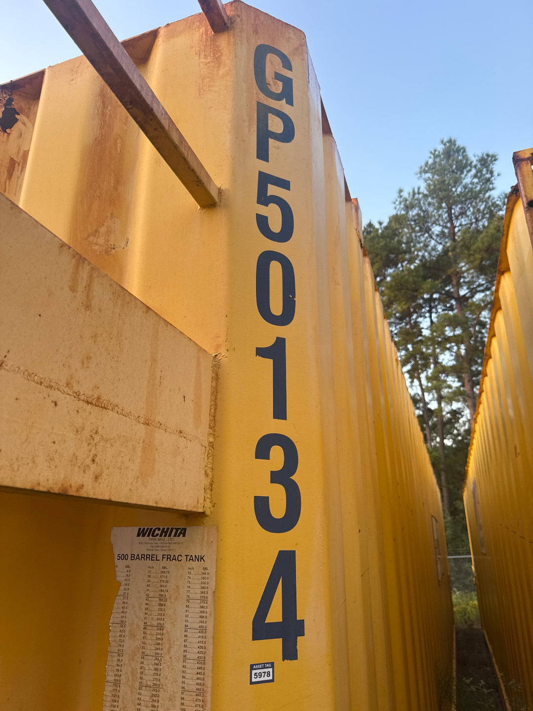 Wichita Gas Buster Frac Tank (GP50134)