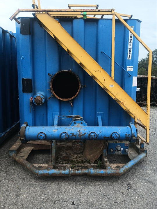 VE Flat Roof Frac Tank with External Manifold *BLUE* (21,000 gal.) (G0921)