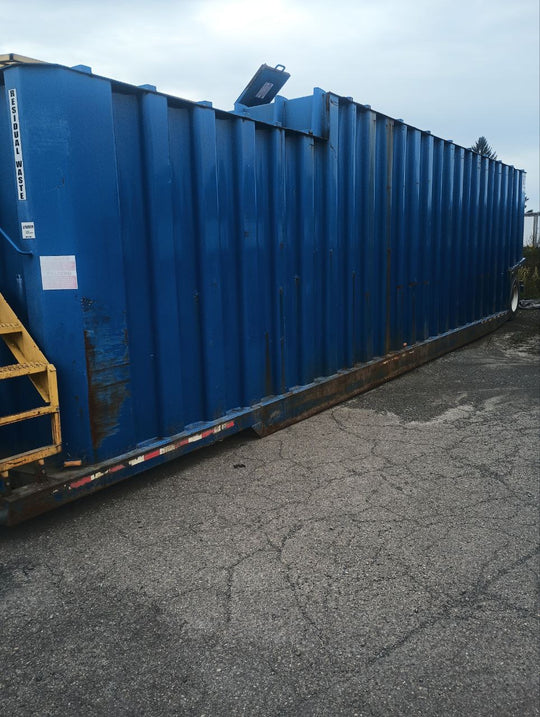 VE Flat Roof Frac Tank with External Manifold *BLUE* (21,000 gal.) (G0921)
