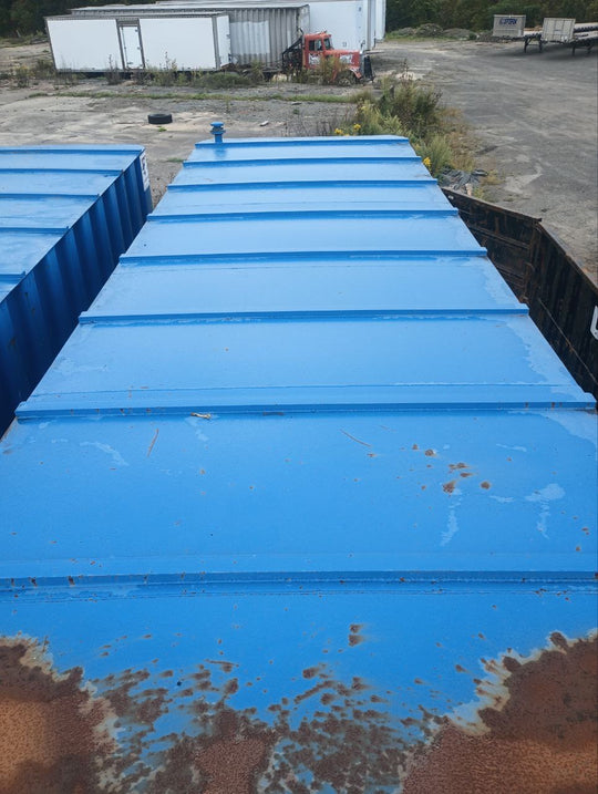 VE Flat Roof Frac Tank with External Manifold *BLUE* (21,000 gal.) (G0921)