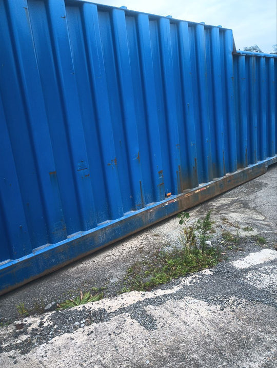 VE Flat Roof Frac Tank with External Manifold *BLUE* (21,000 gal.) (G1449)