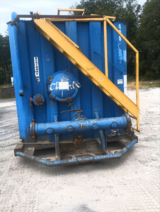 VE Flat Roof Frac Tank with External Manifold *BLUE* (21,000 gal.) (G0108)