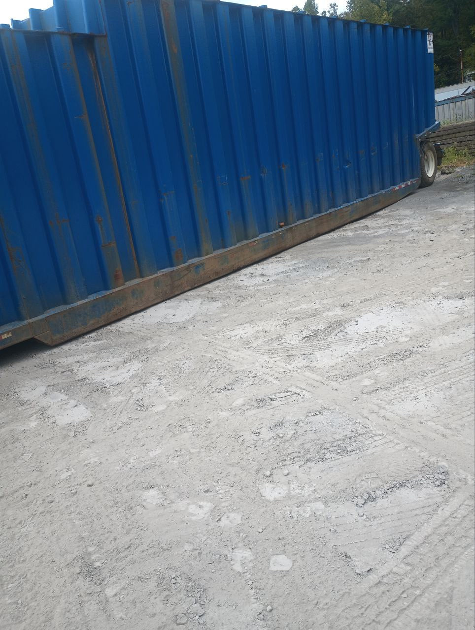 VE Flat Roof Frac Tank with External Manifold *BLUE* (21,000 gal.) (G0108)