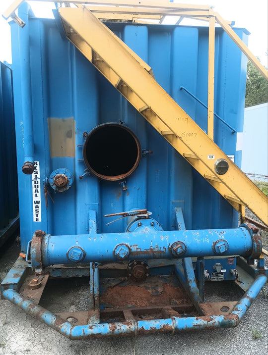 VE Flat Roof Frac Tank with External Manifold *BLUE* (21,000 gal.) (G1447)