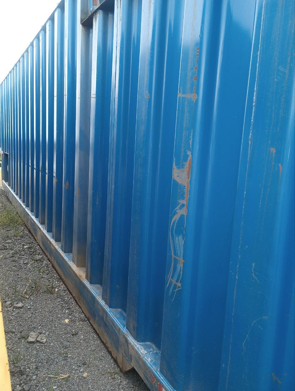 VE Flat Roof Frac Tank with External Manifold *BLUE* (21,000 gal.) (G1491)