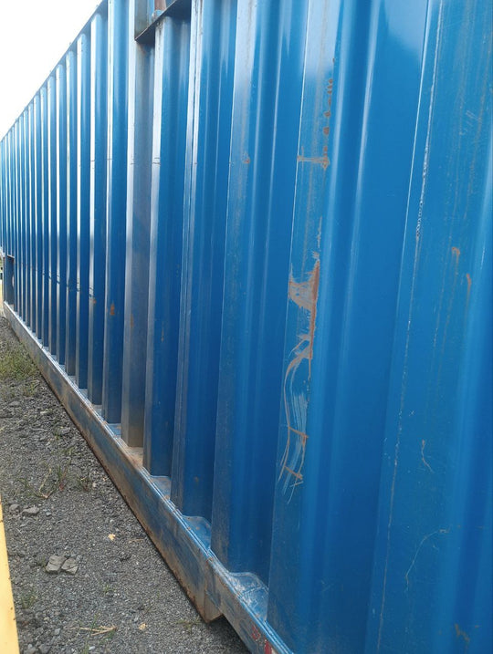 VE Flat Roof Frac Tank with External Manifold *BLUE* (21,000 gal.) (G1491)