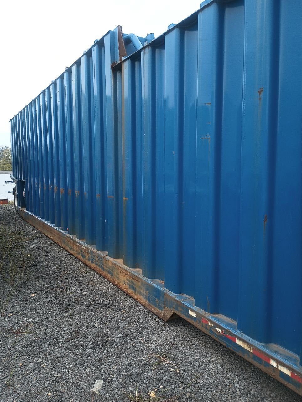VE Flat Roof Frac Tank with External Manifold *BLUE* (21,000 gal.) (G1092)