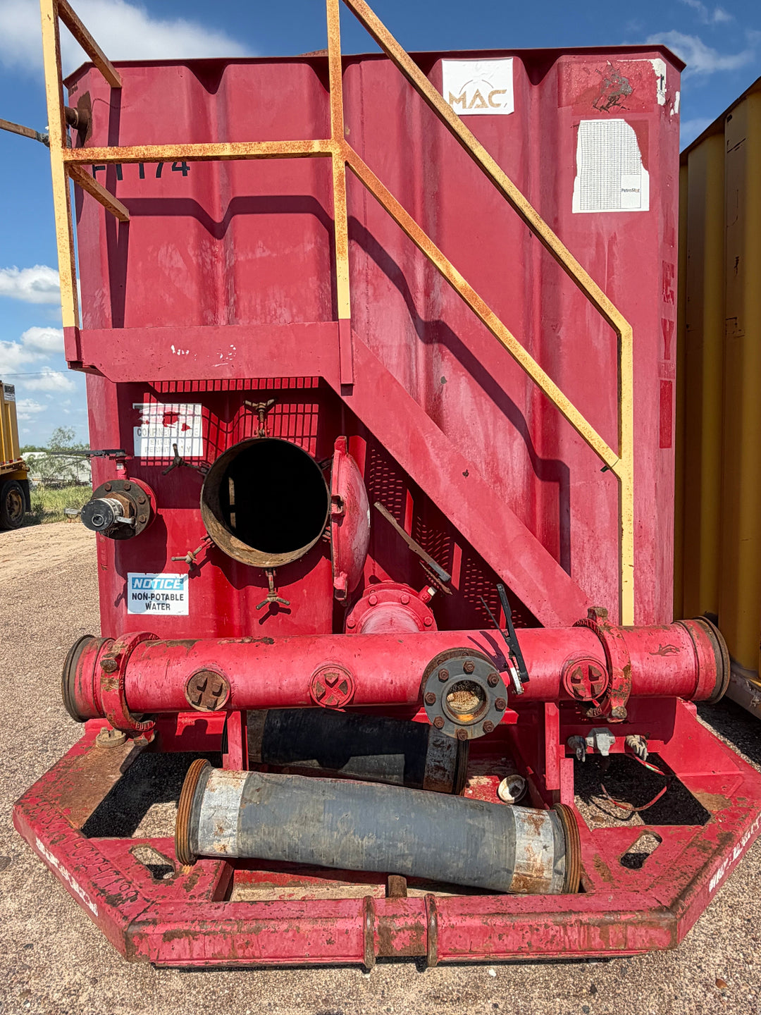 Flat Roof Frac Tank (FT174)