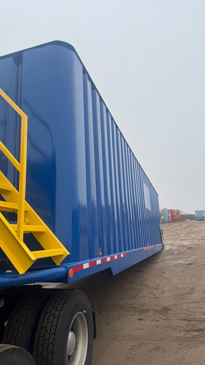 REFURBISHED Dragon Flat Roof Frac Tank with External Manifold *BLUE*  (21,000 gal.)