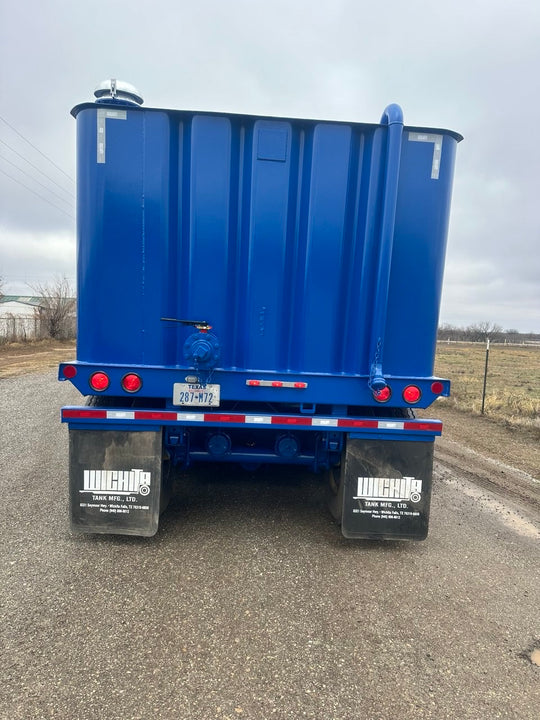 REFURBISHED Dragon Flat Roof Frac Tank with External Manifold *BLUE*  (21,000 gal.)