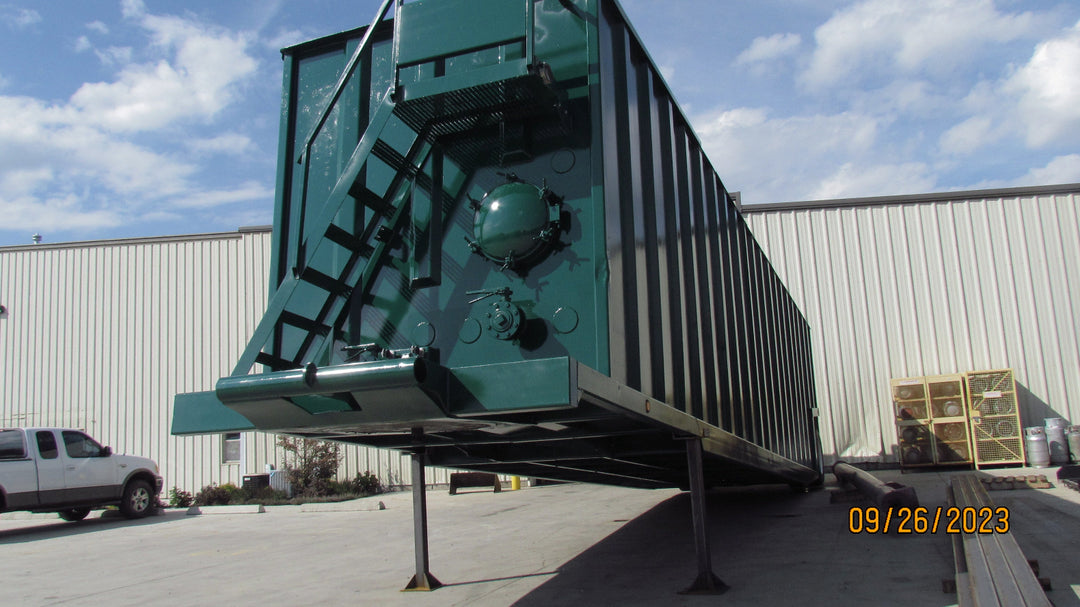 Dragon Weir Frac Tank with Exterior New Paint *GREEN* (21,000 gal.)