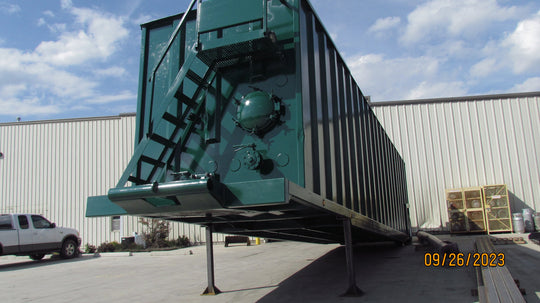 Dragon Weir Frac Tank with Exterior New Paint *GREEN* (21,000 gal.)