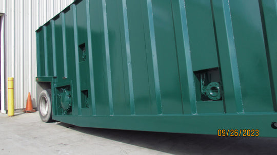 Dragon Weir Frac Tank with Exterior New Paint *GREEN* (21,000 gal.)
