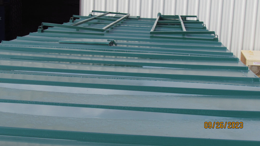 Dragon Weir Frac Tank with Exterior New Paint *GREEN* (21,000 gal.)