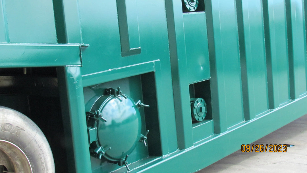 Dragon Weir Frac Tank with Exterior New Paint *GREEN* (21,000 gal.)