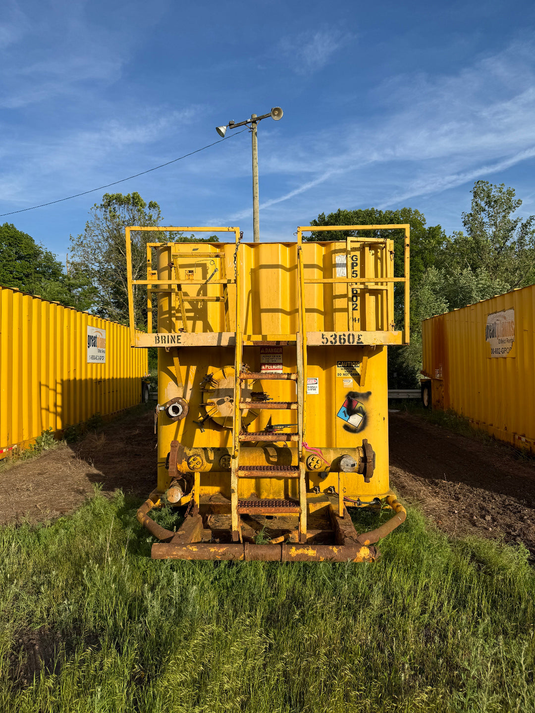 Dragon Flat Roof Frac Tank (GP53602)