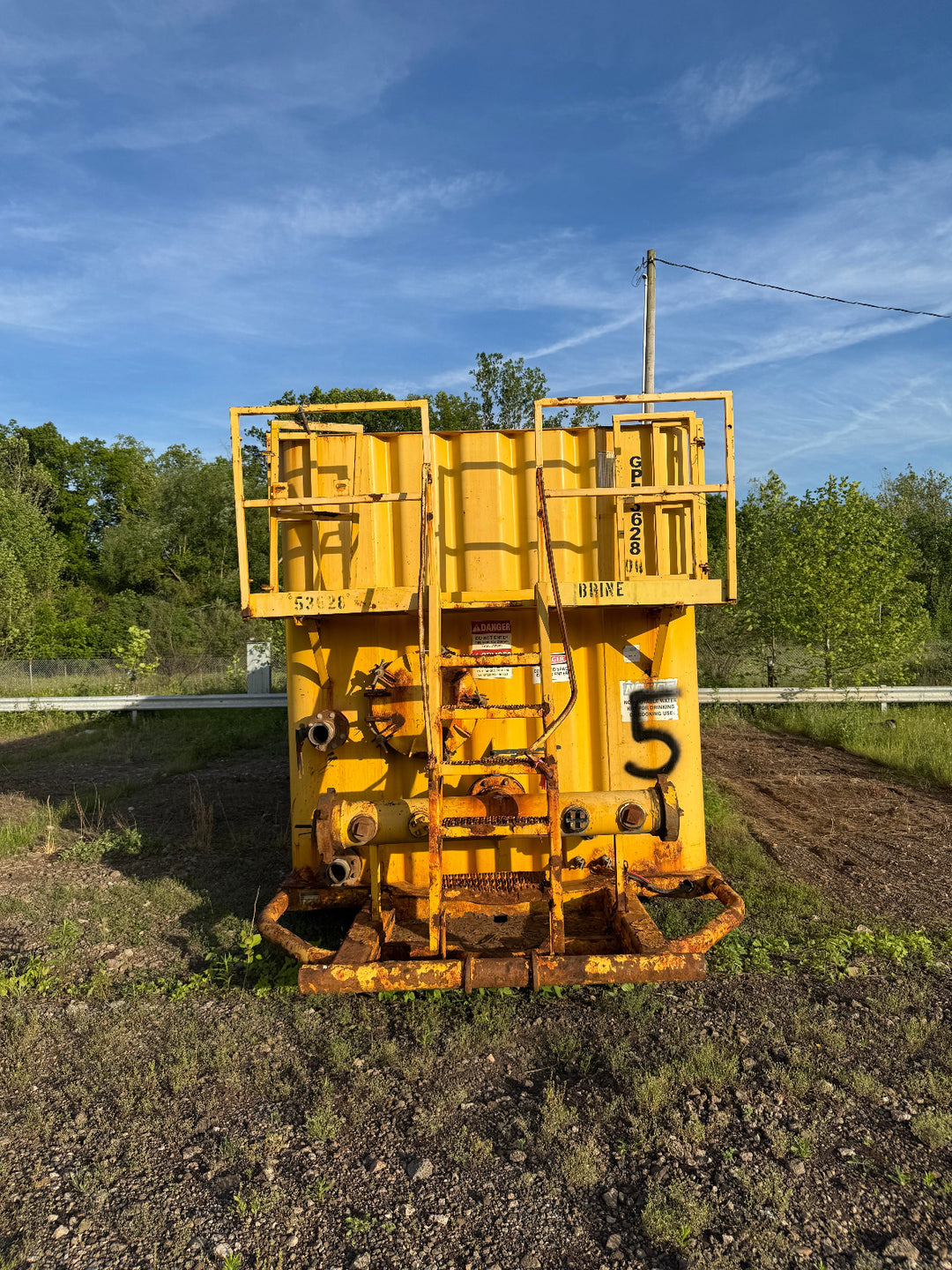 Dragon Flat Roof Frac Tank (GP53628)
