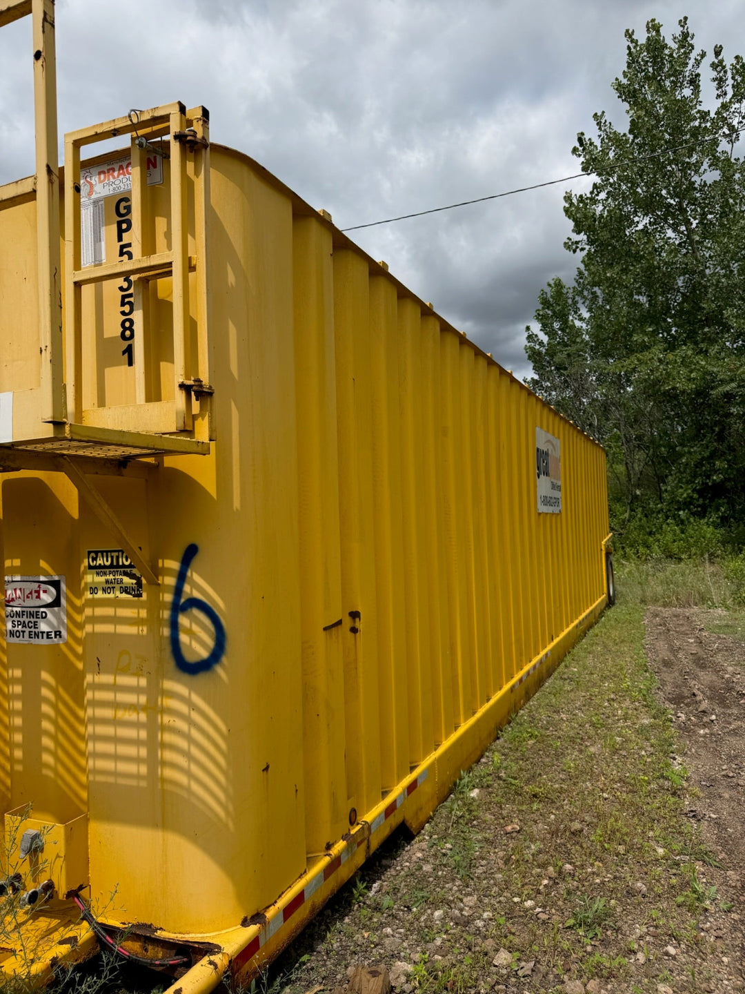 Dragon Flat Roof Frac Tank (GP53581)
