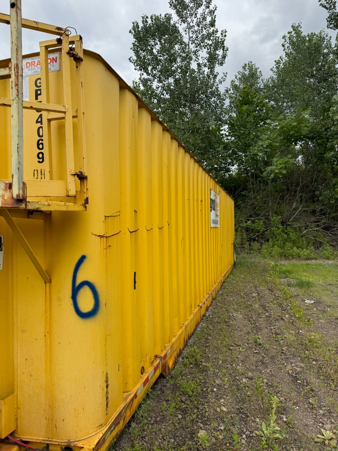 Dragon Flat Roof Frac Tank (GP54069)
