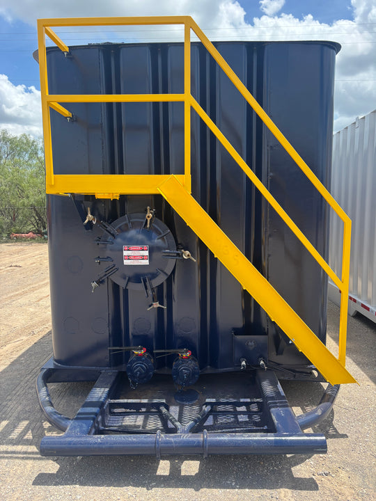 Dragon Flat Roof Fiberglass Lined Frac Tank (465)