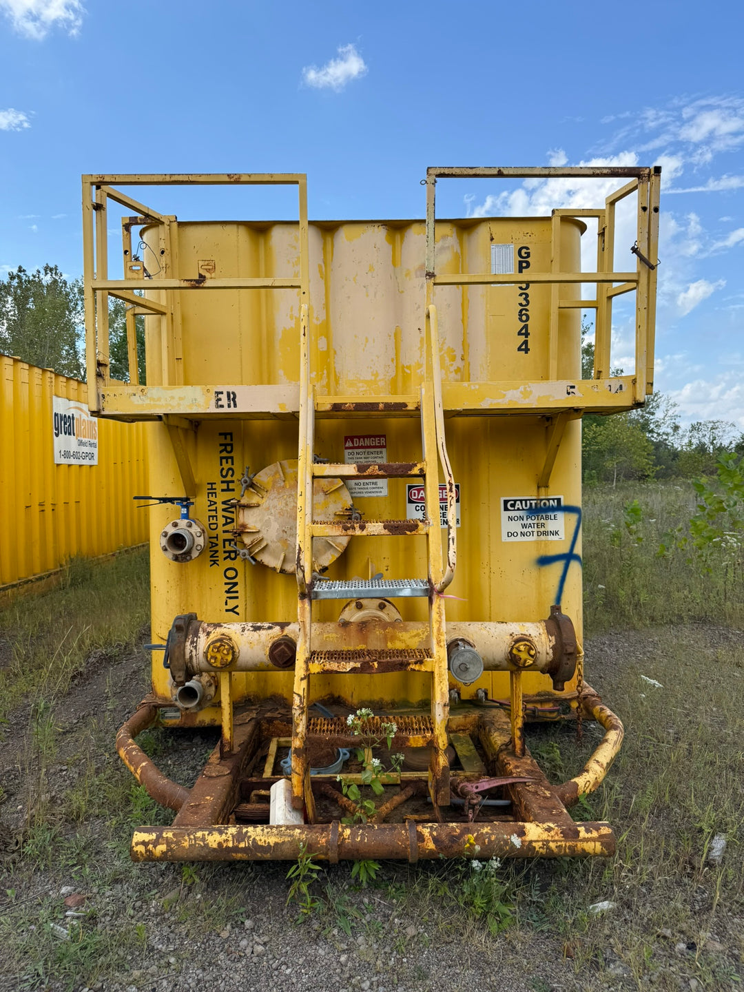 Dragon Flat Roof Frac Tank (GP53644)