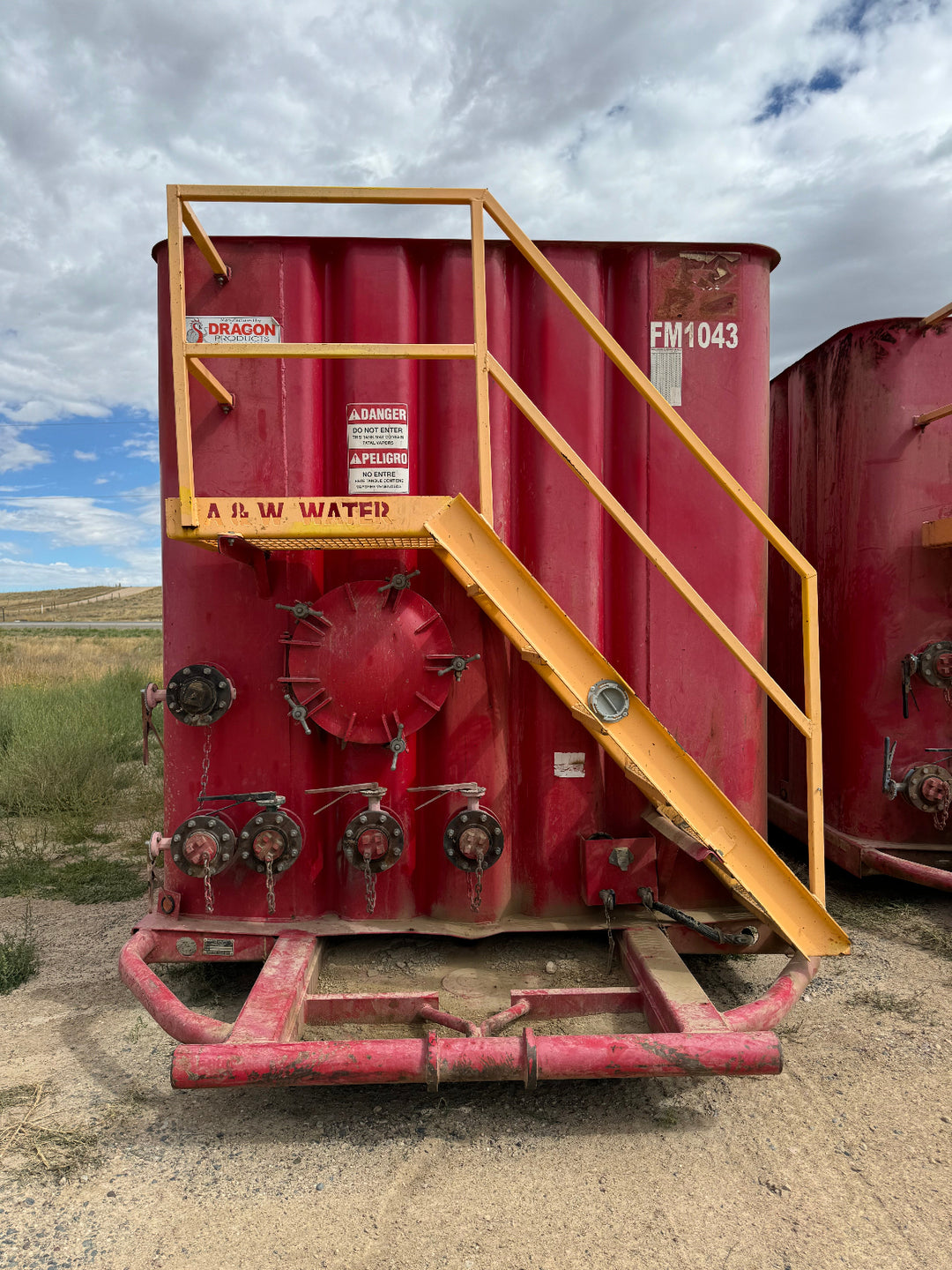 Dragon Flat Roof Frac Tank (FM1043)