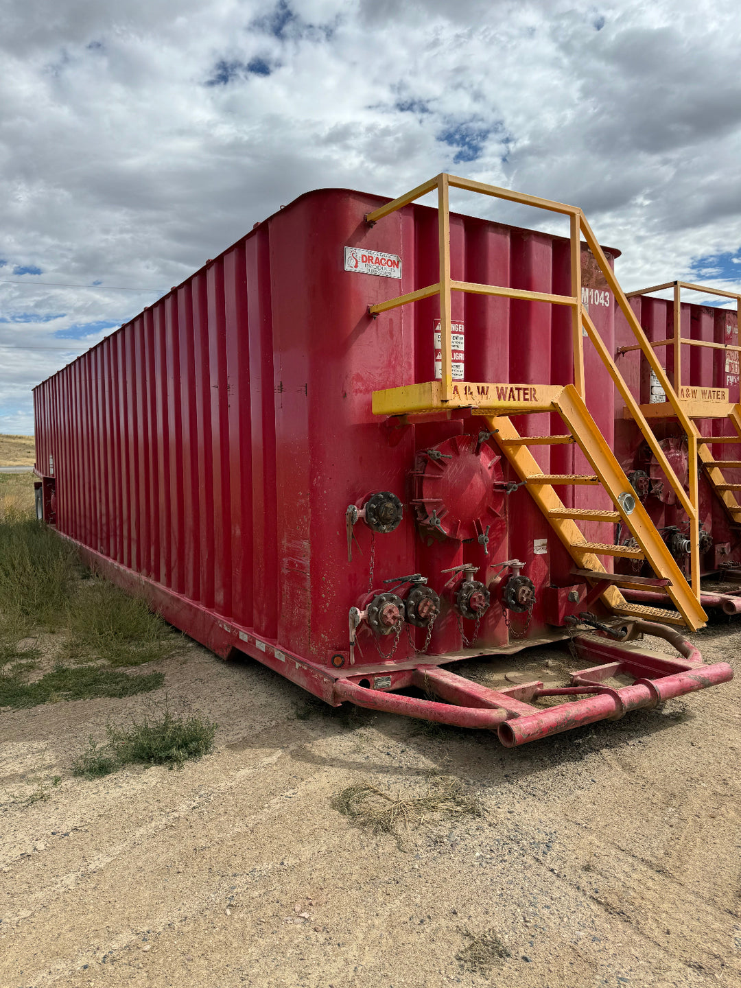 Dragon Flat Roof Frac Tank (FM1043)