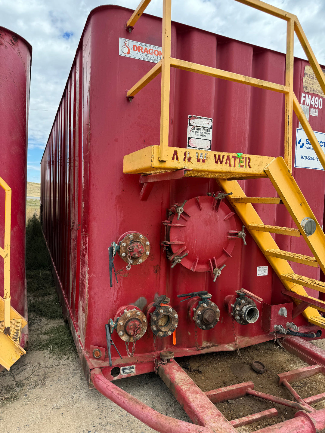Dragon Flat Roof Frac Tank (FM490)
