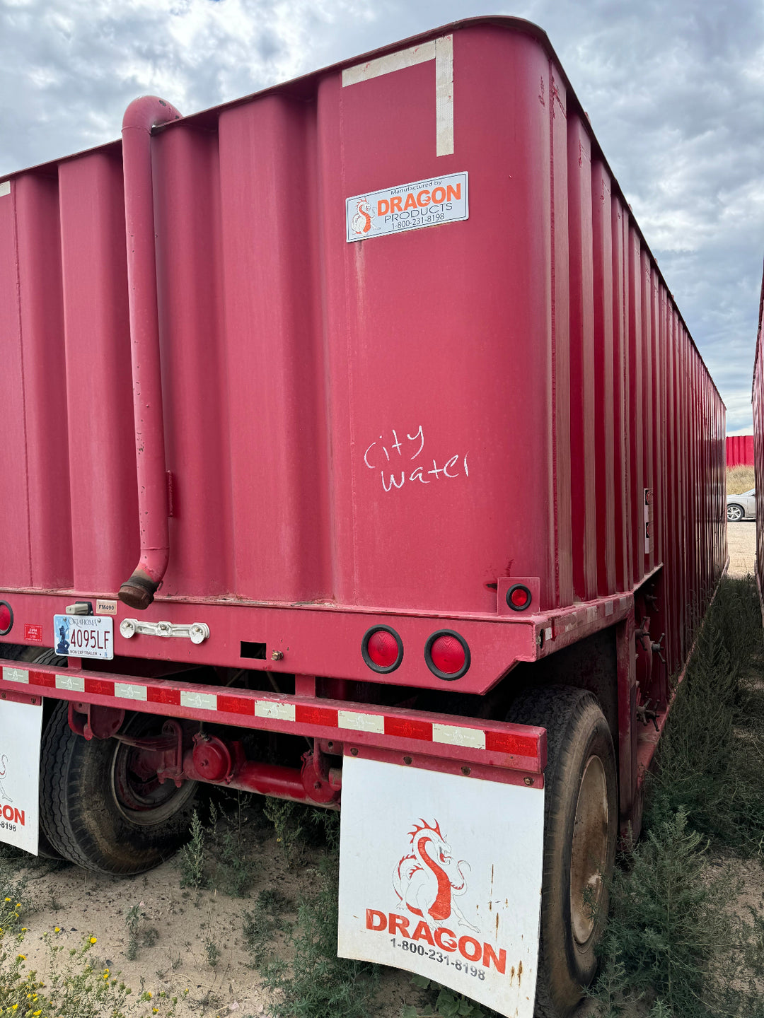 Dragon Flat Roof Frac Tank (FM490)