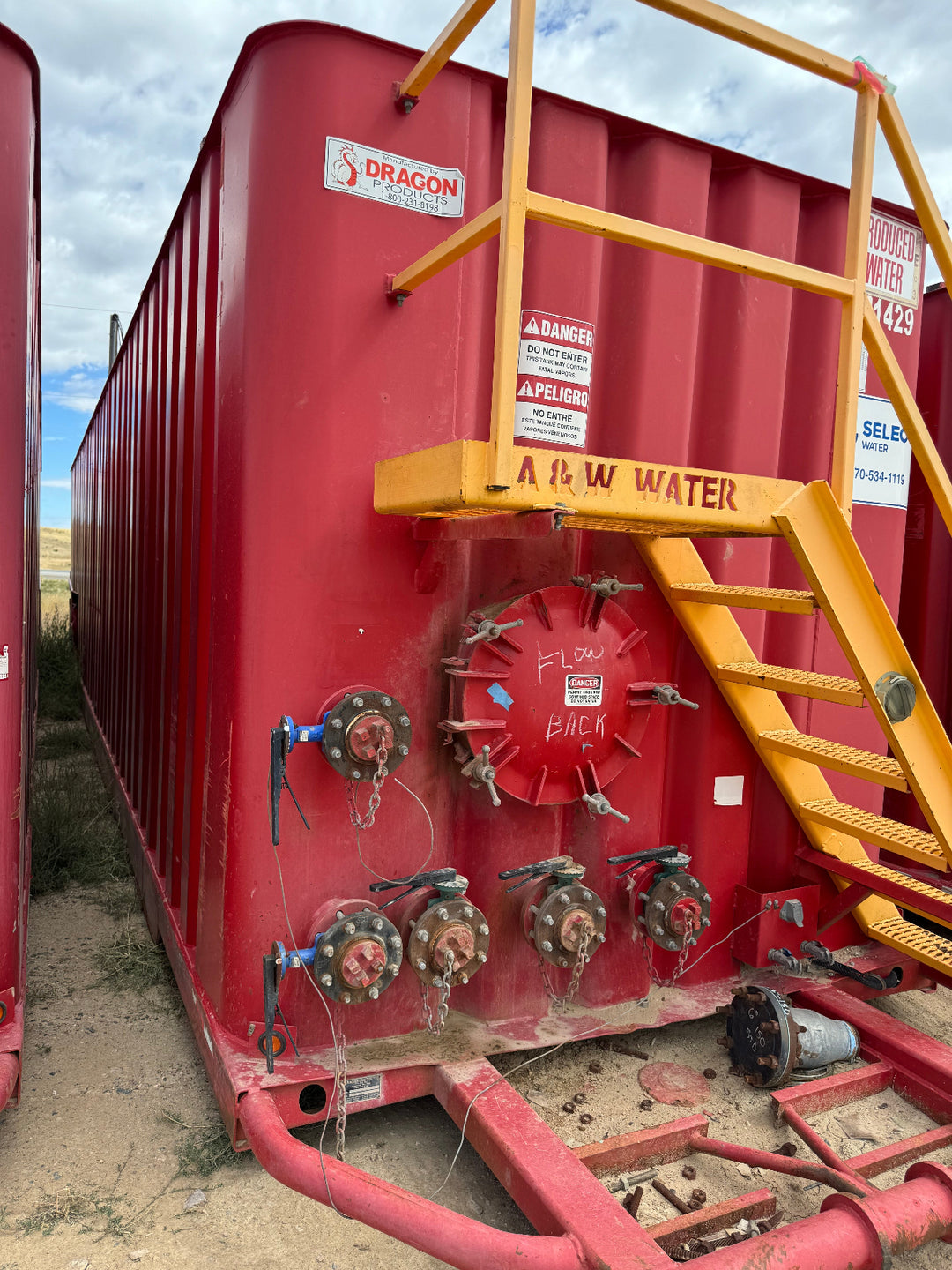Dragon Flat Roof Frac Tank (FM1429)