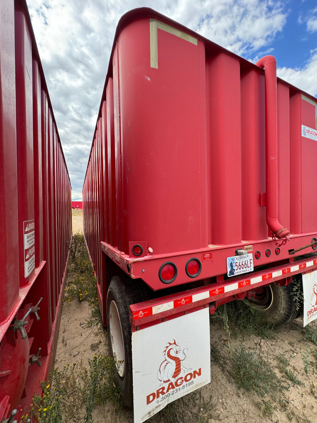 Dragon Flat Roof Frac Tank (FM1635)