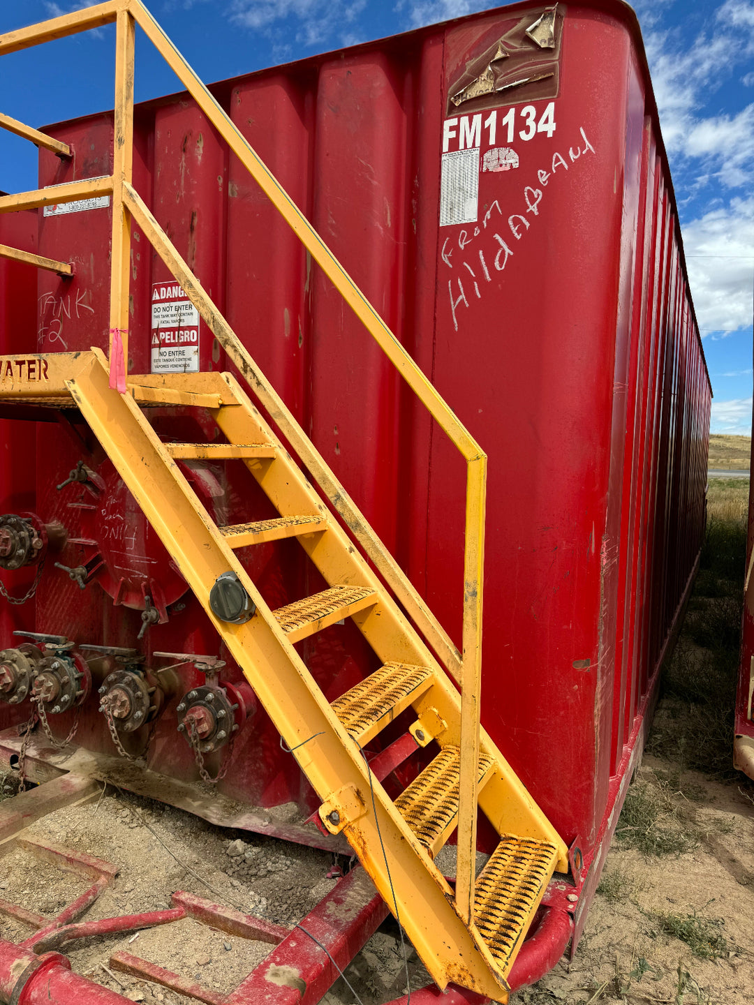 Dragon Flat Roof Frac Tank (FM1134)