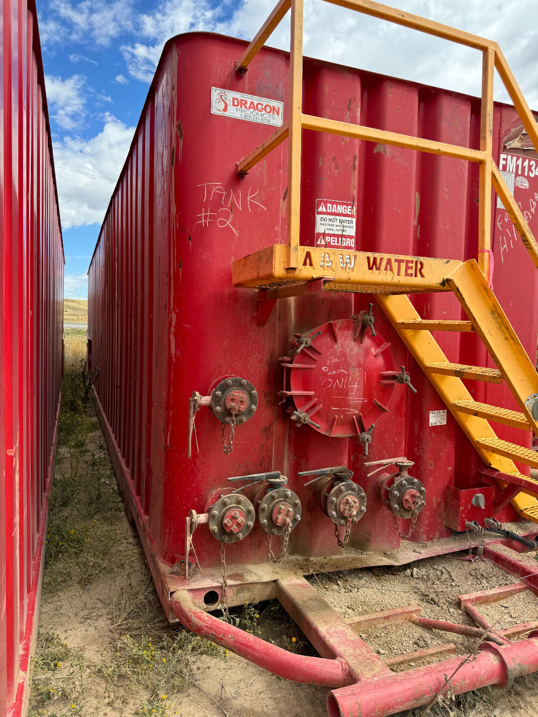 Dragon Flat Roof Frac Tank (FM1134)