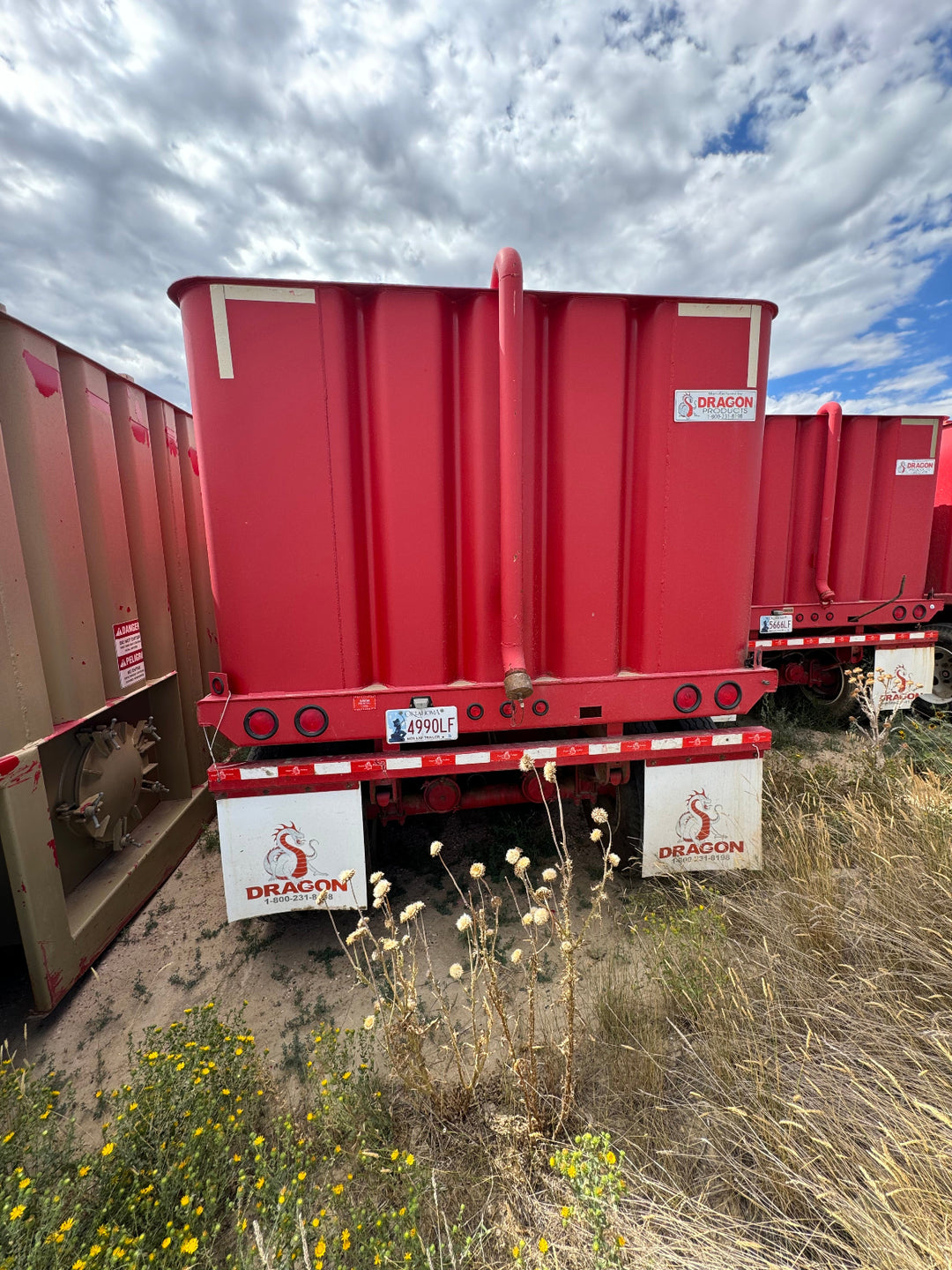 Dragon Flat Roof Frac Tank (FM1134)
