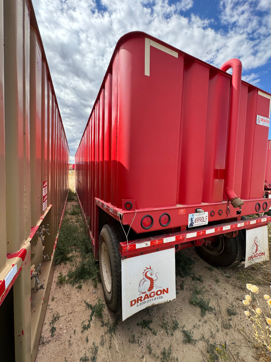 Dragon Flat Roof Frac Tank (FM1134)