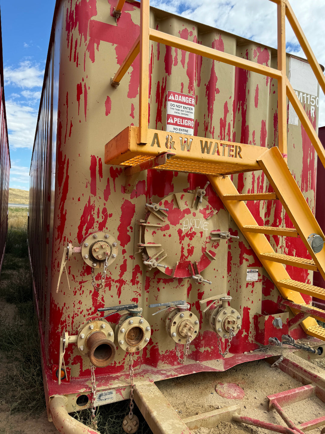 Dragon Flat Roof Frac Tank (FM1150)
