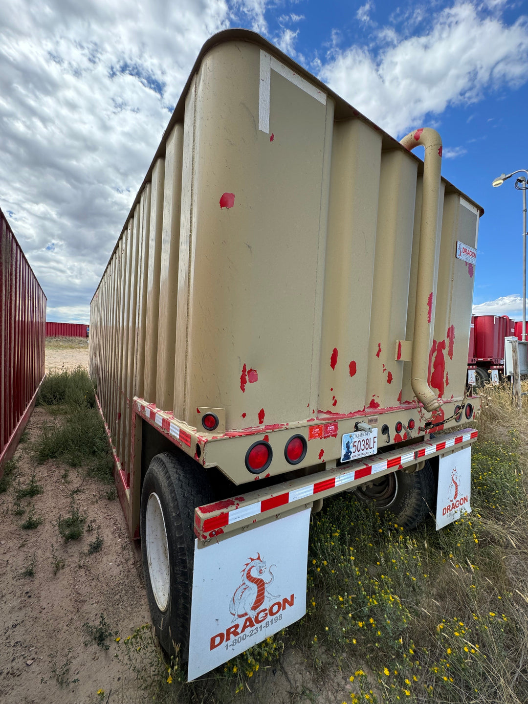 Dragon Flat Roof Frac Tank (FM1150)