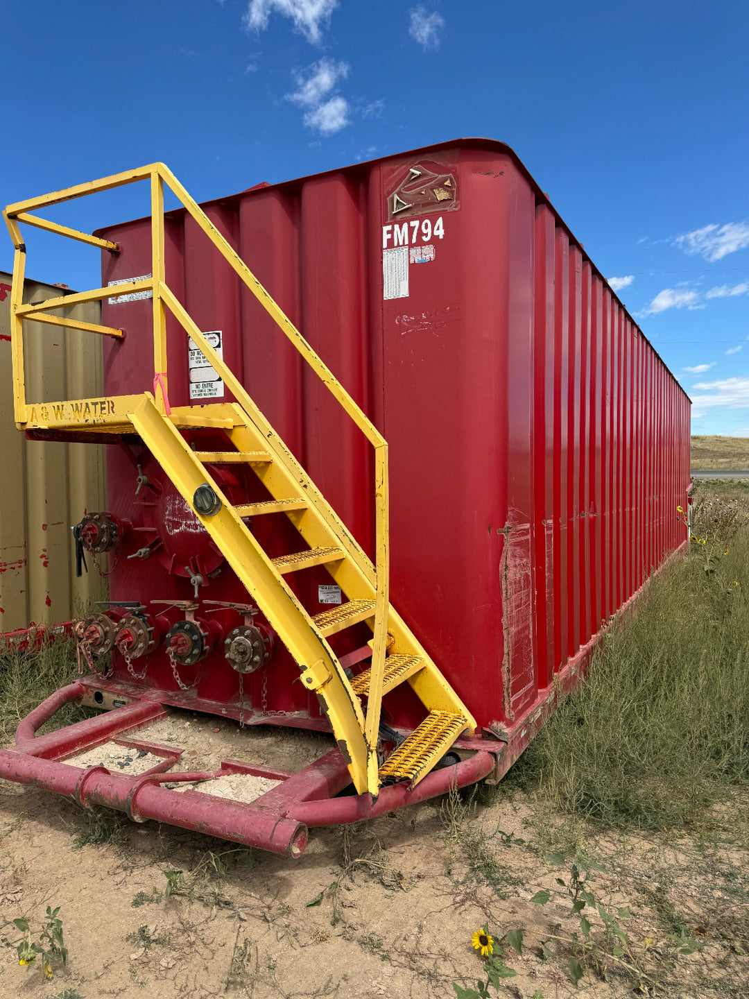 Dragon Flat Roof Frac Tank (FM794)